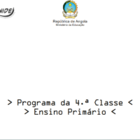 Baixar Programa do Ensino Primário da 4.ª Classe(Editora Moderna) PDF