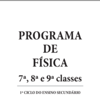 Baixar Programa de Física - 7a, 8a e 9a classes