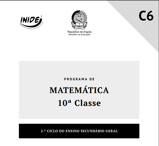 Baixar Programa de Matemática - 10ª Classe PDF