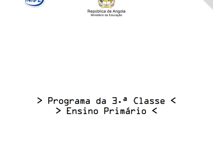 Programa do Ensino Primário da 3.a Classe