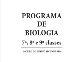 Baixar Programa de Biologia - 7ª, 8ª e 9ª classes(Editora Moderna) PDF